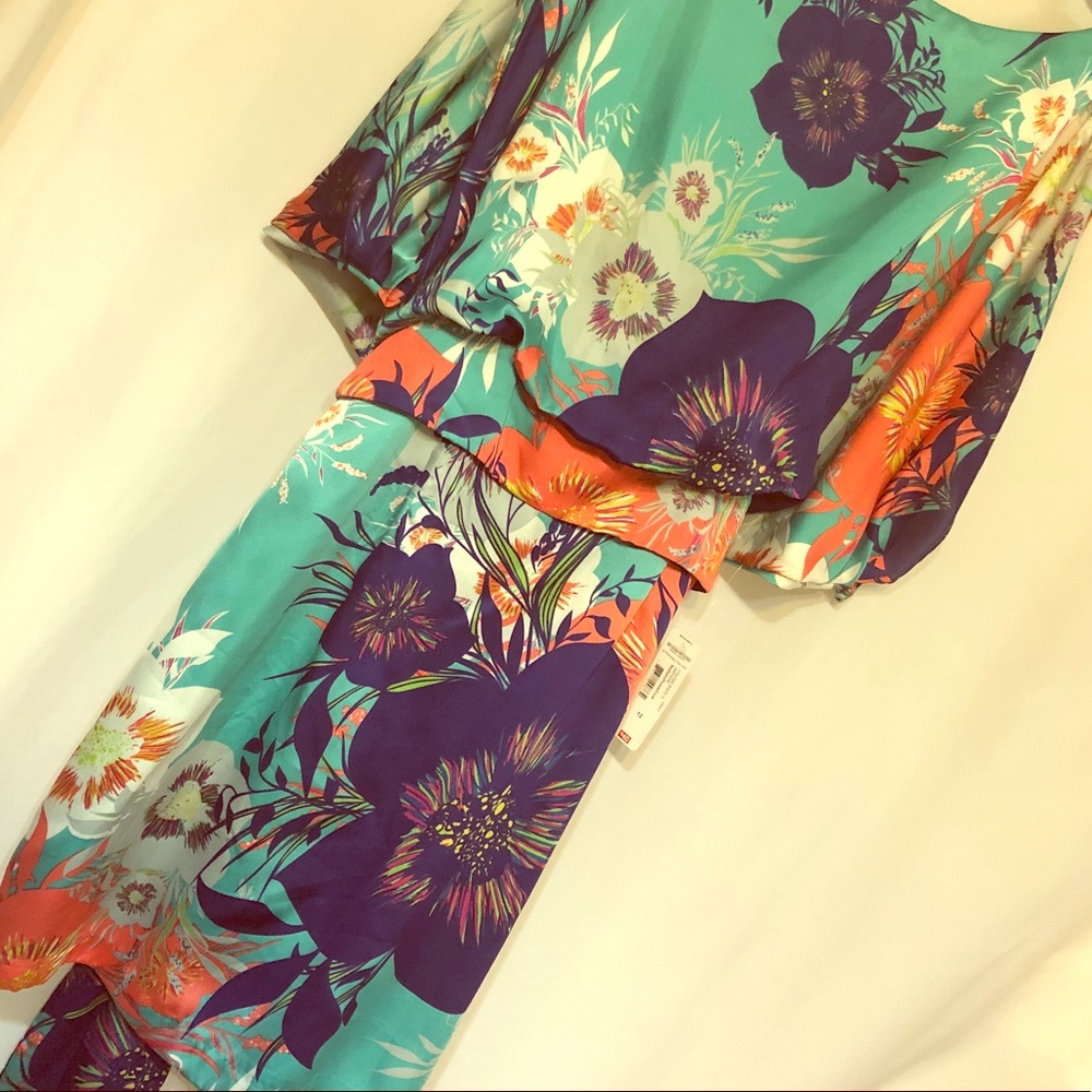 BISOU coral dress